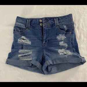 Blue Spice Denim Shorts